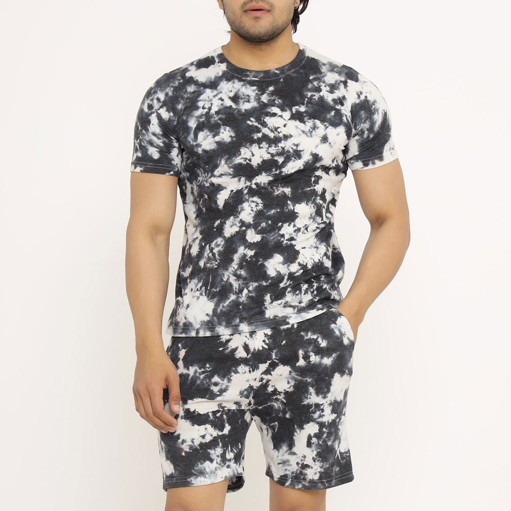 Tie Dye Hipster Printed Combos T-Shirt & Shorts Wildsta India