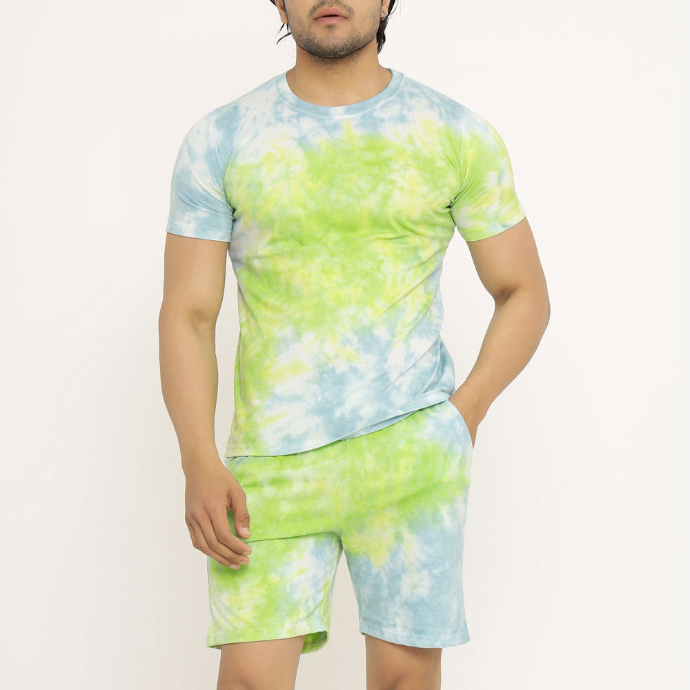 Tie Dye Hipster Printed Combos T-Shirt & Shorts Wildsta India