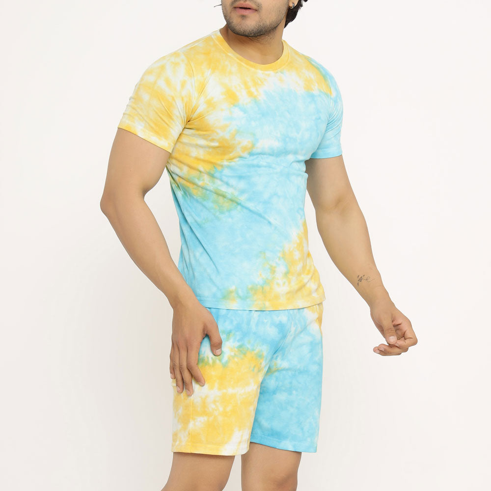 Tie Dye Hipster Printed Combos T-Shirt & Shorts Wildsta India