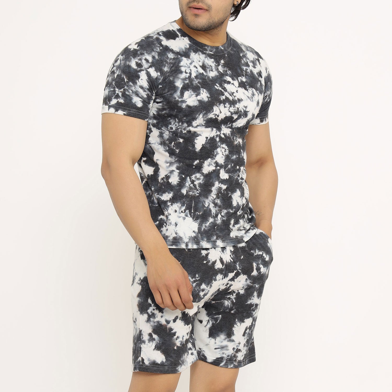 Tie Dye Hipster Printed Combos T-Shirt & Shorts Wildsta India