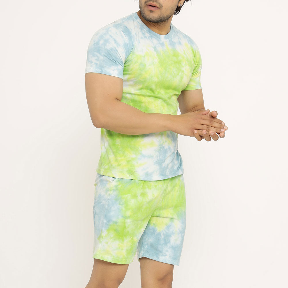 Tie Dye Hipster Printed Combos T-Shirt & Shorts Wildsta India