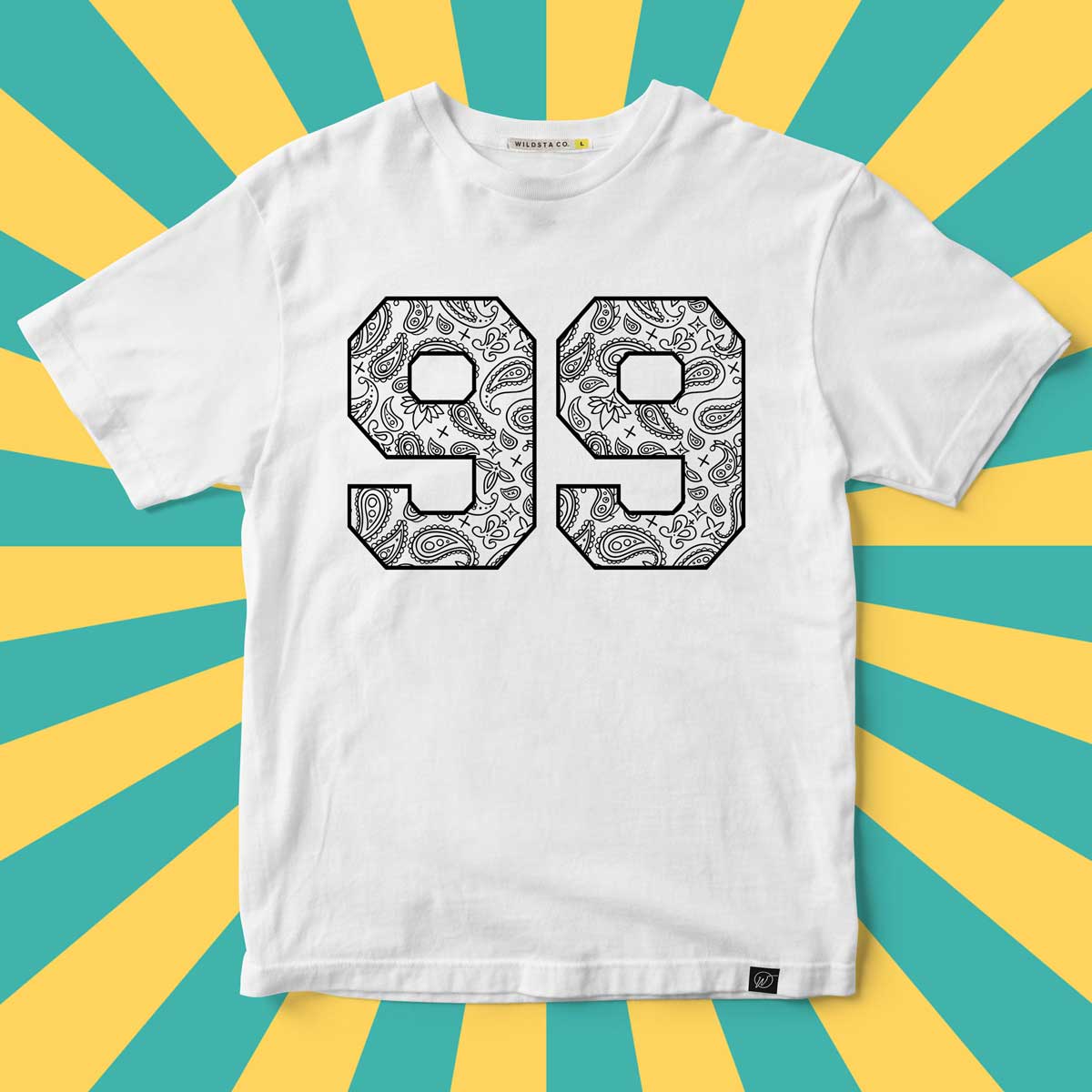 99 Printed Cool T-Shirt. - Wildsta India