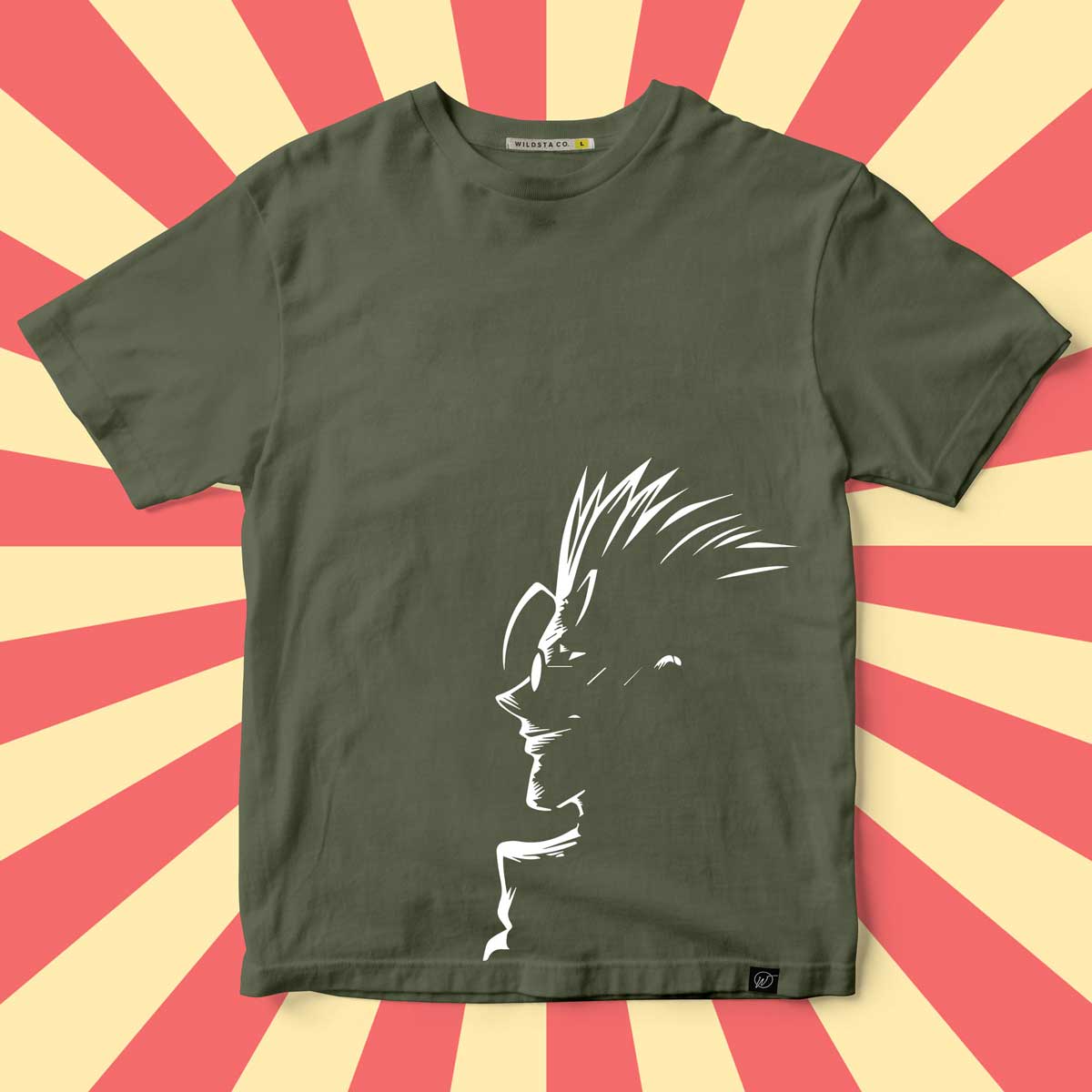 Gojo satoru side profile print - Wildsta India