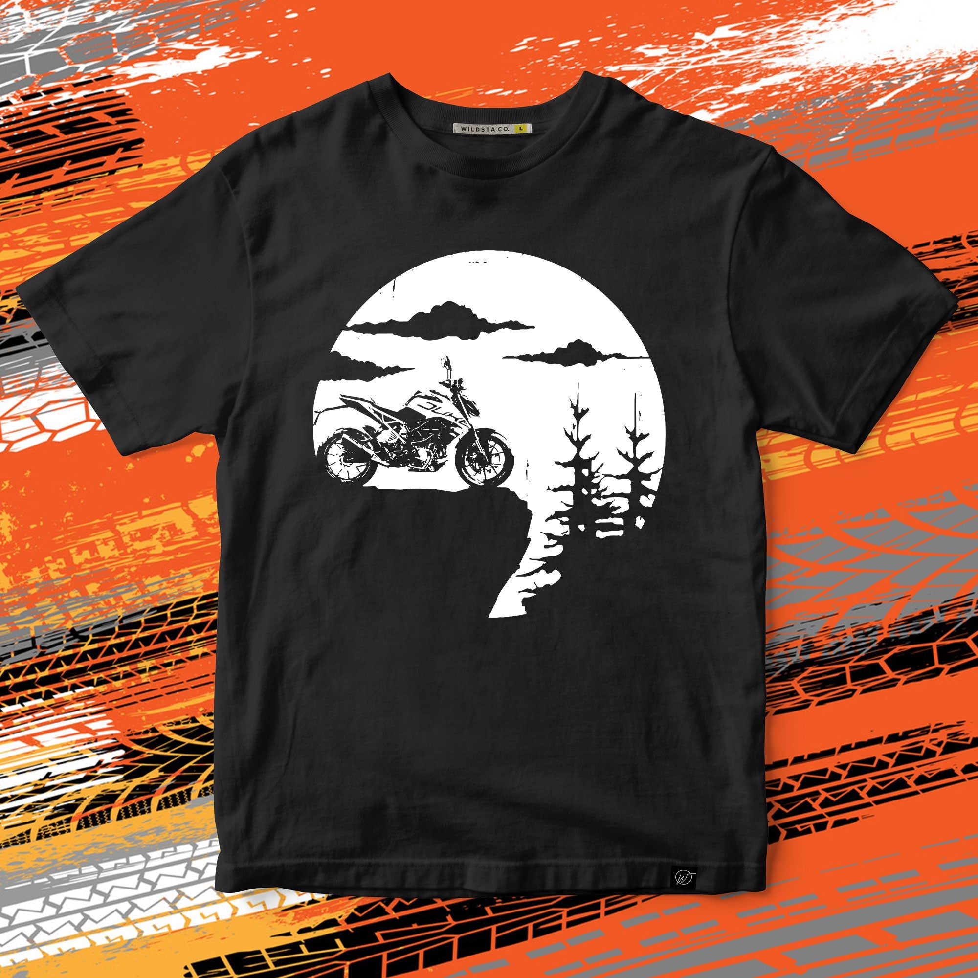 KTM Duke Full Moon Drive T-Shirt - Wildsta India