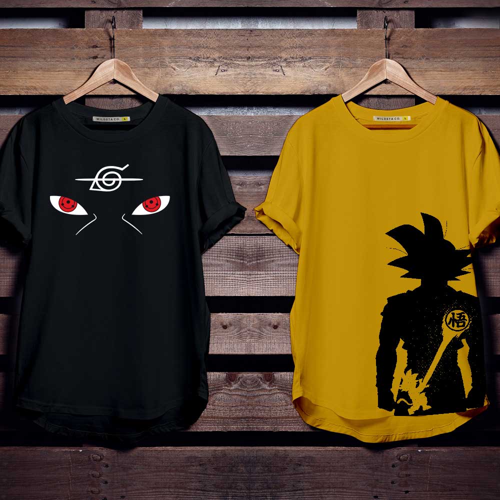 Kakashi Eyes X Goku Side Combo - Wildsta India