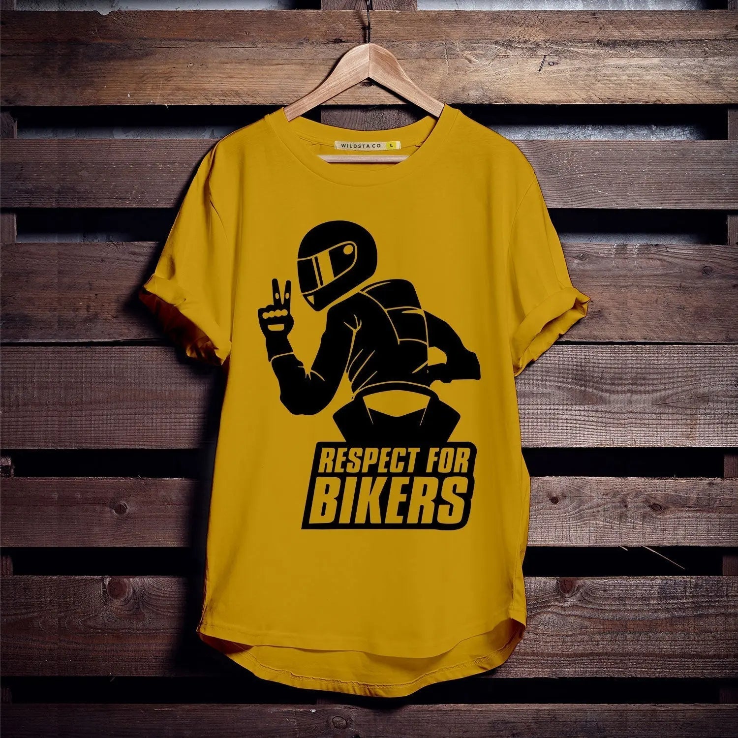 Respect For Bikers Unisex Printed T-Shirt - Wildsta India