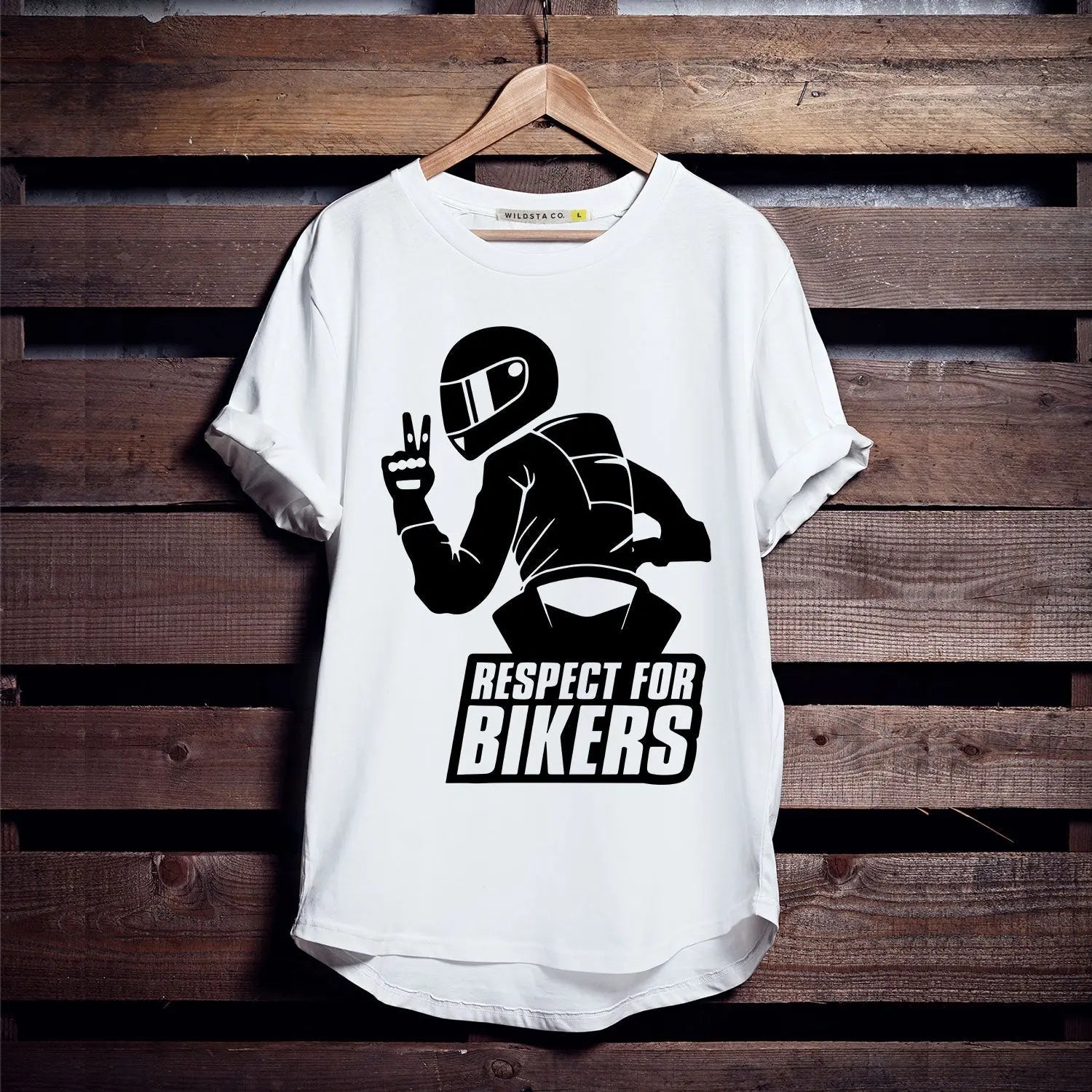 Respect For Bikers Unisex Printed T-Shirt - Wildsta India