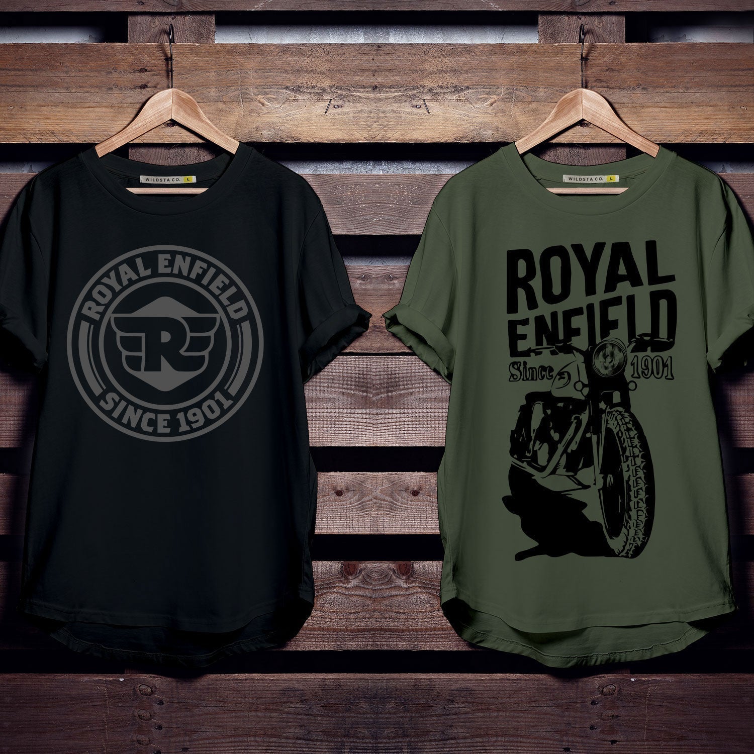 Buy Royal Enfield Since-1901 Combo Tees Online In India – Wildsta